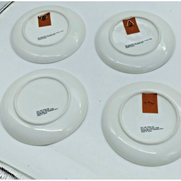 Collector Plates Norman Rockwell 4 Plate Set Hangable 6.5" - Japan - Picture 9 of 11